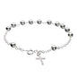 Sterling Silver Rosary Bracelet - Cartsfy Inc.