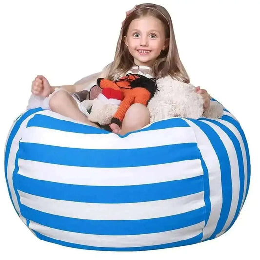 Stuffed Animal Storage Bean Bag Chair Cover Cartsfy Inc.
