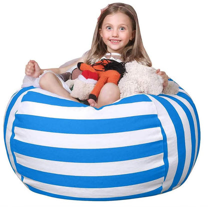 Stuffed Animal Storage Bean Bag Chair Cover Cartsfy Inc.