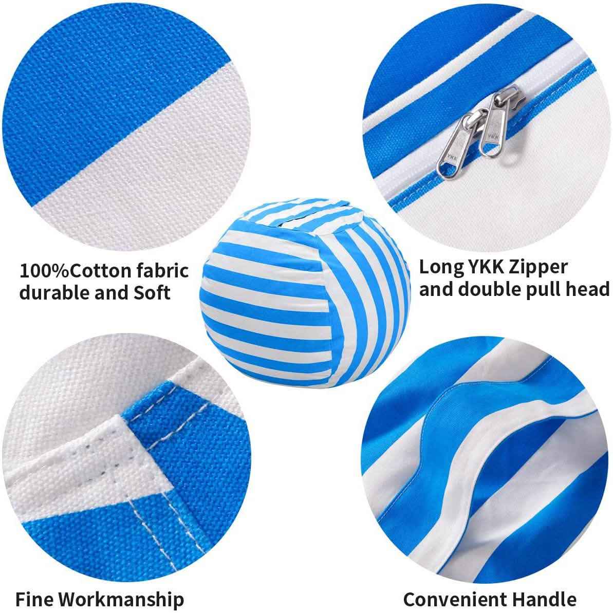 Stuffed Animal Storage Bean Bag Chair Cover Cartsfy Inc.