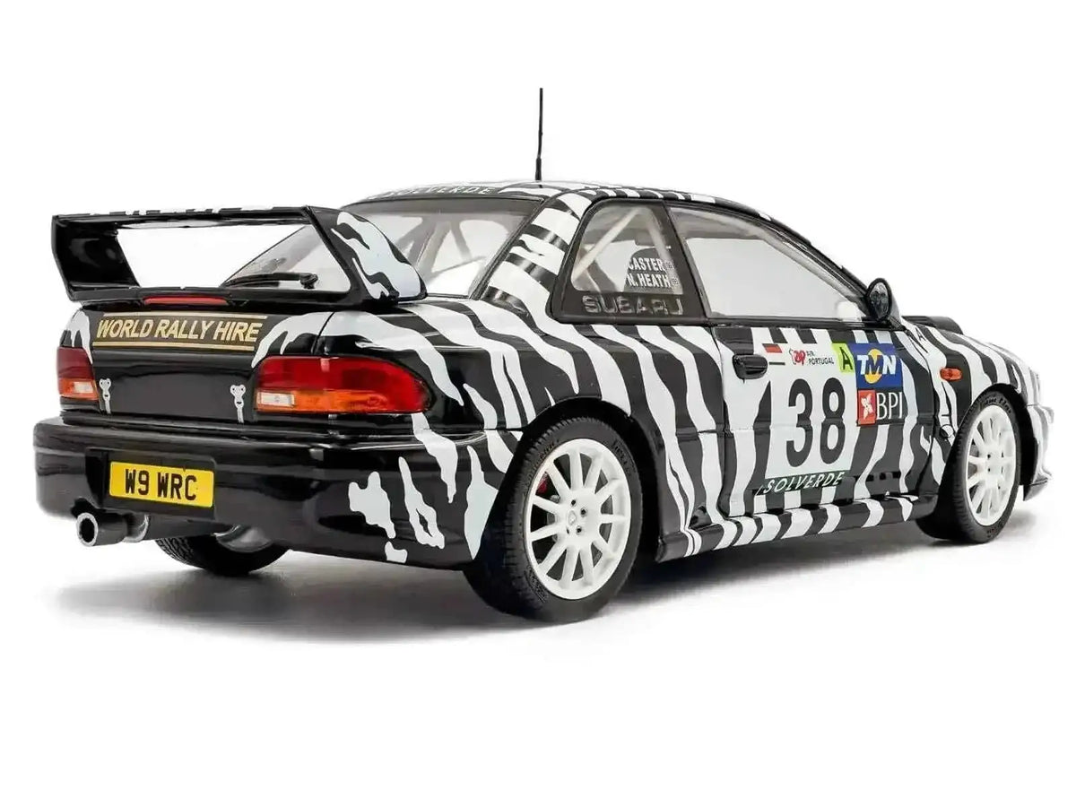 Subaru Impreza S5 WRC99 #38 Nigel Heath - Steve Lancaster "Rallye de Portugal" (2001) "Competition" Series 1/18 Diecast Model Car by Solido Cartsfy Inc.