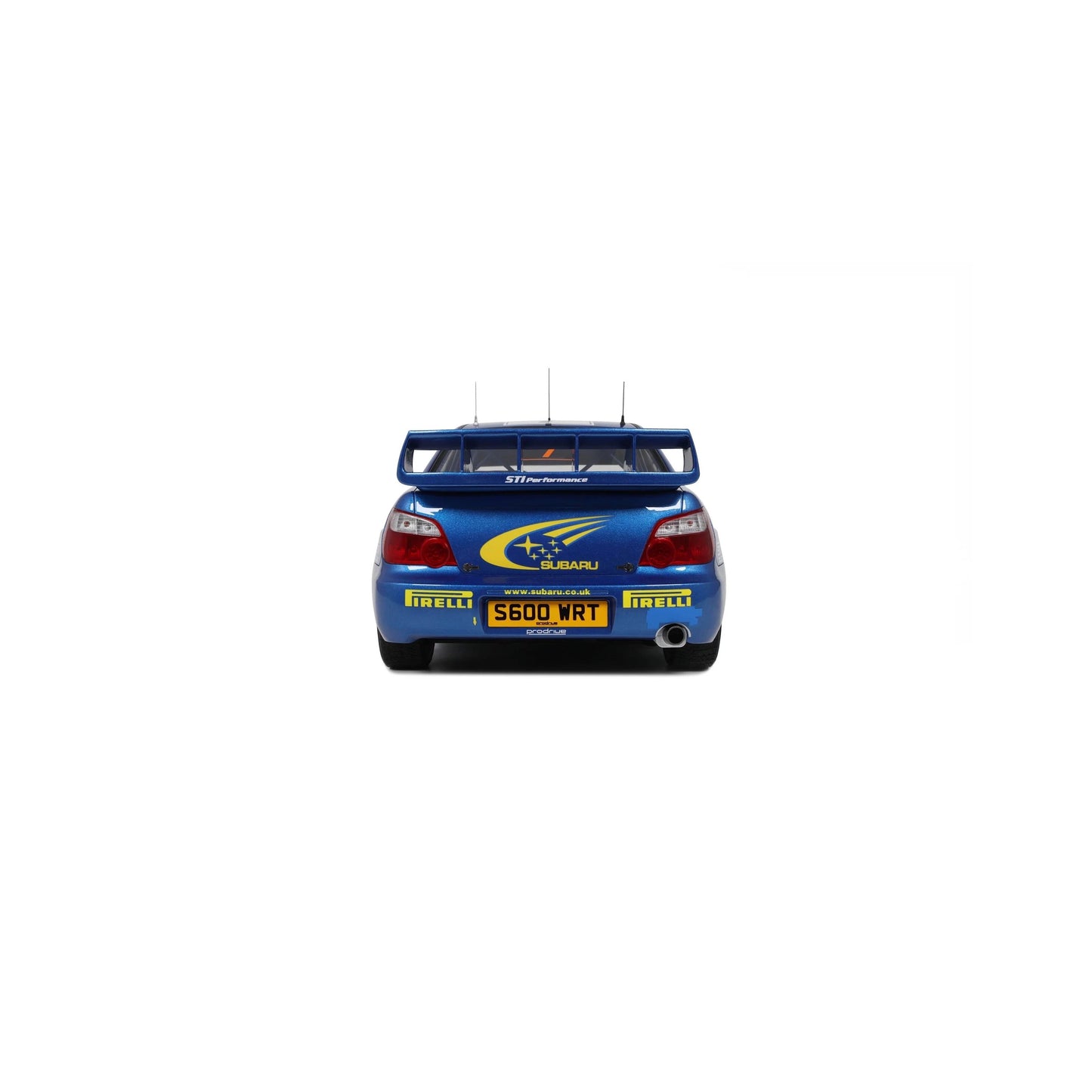 Otto 2003 Subaru Impreza WRC S9 #7 Winner Wales Rallye 2003 Blue 1:12