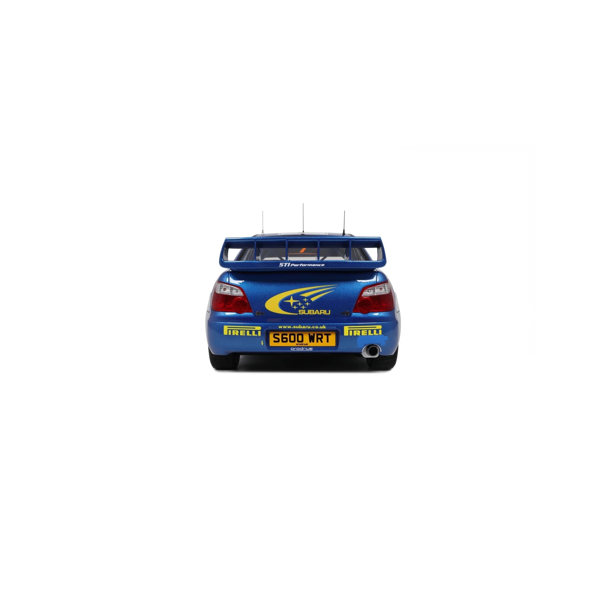 Otto 2003 Subaru Impreza WRC S9 #7 Winner Wales Rallye 2003 Blue 1:12