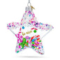 Sugar Star with Shakable Sprinkles Glass Christmas Ornament Cartsfy Inc.