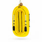 Sunny Yellow Rubber Boat Glass Christmas Ornament BestPysanky Default Title Default Title-