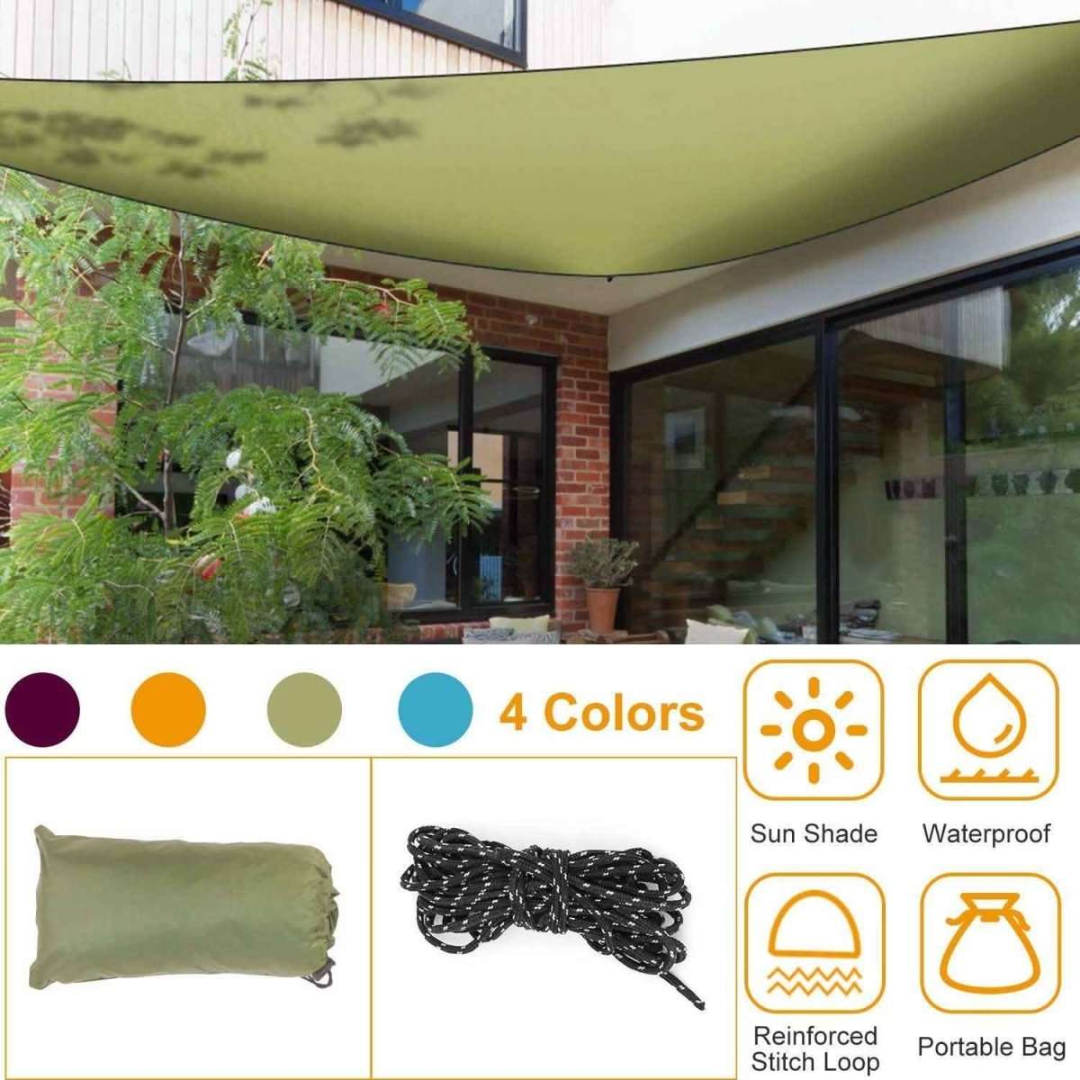 Sunshade Patio Cover Shade Canopy Cartsfy Inc.