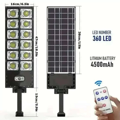 Super Bright 360 LED 3 Speed Double Row Solar Light Cartsfy Inc.