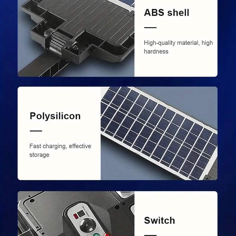 Super Bright 360 LED 3 Speed Double Row Solar Light - Cartsfy Inc.