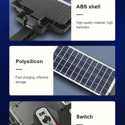Super Bright 360 LED 3 Speed Double Row Solar Light - Cartsfy Inc.