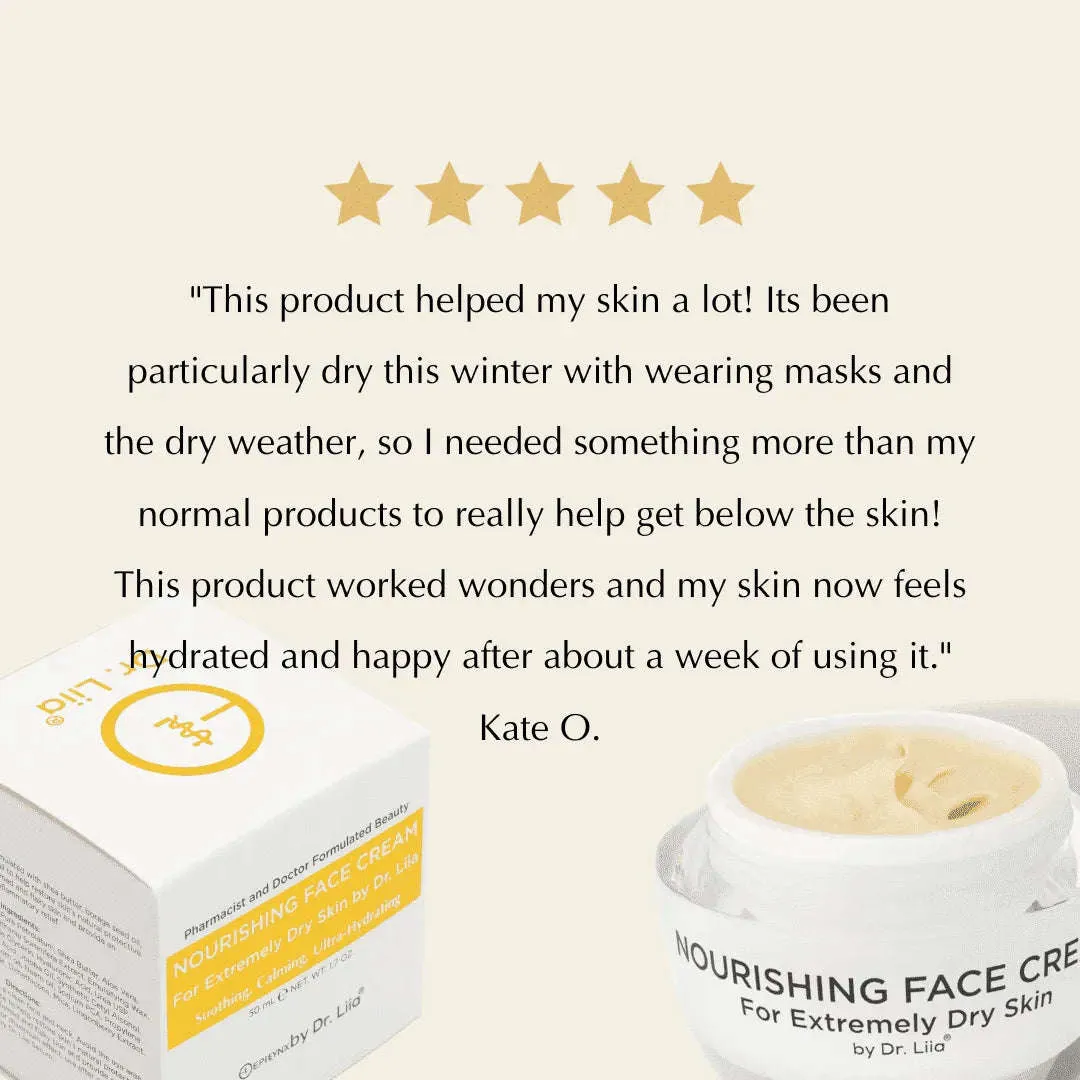 Super Nourishing Calming Face Cream for Extremely Dry & Sensitive Skin – Vegan & Hypoallergenic Cartsfy Inc.