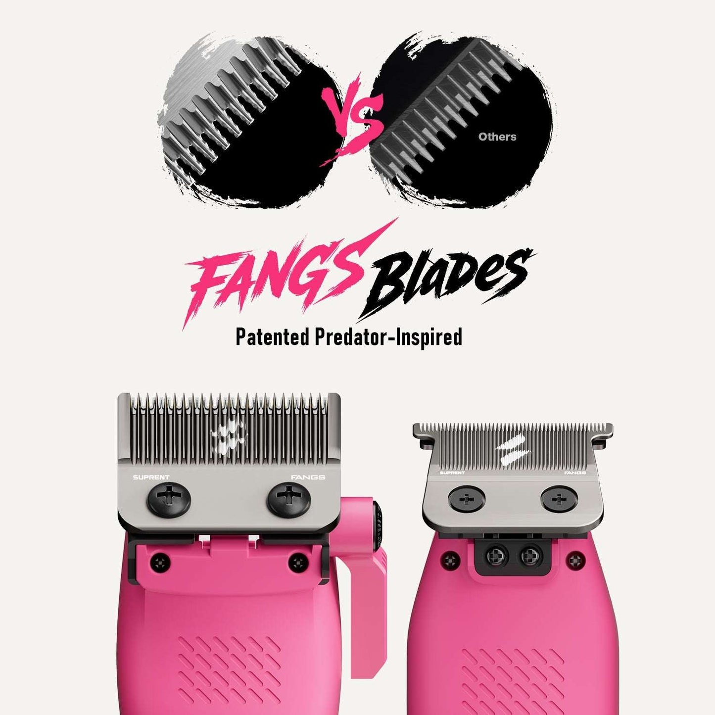SUPRENT FANGS Vice Edition Clipper Trimmer Combo HC976PX Cartsfy Inc.