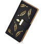 Sweet Cute Women's Long Leaf Bifold Wallet DailySale Pink Black Blue Pink-Black-Blue-Brown-Khaki-