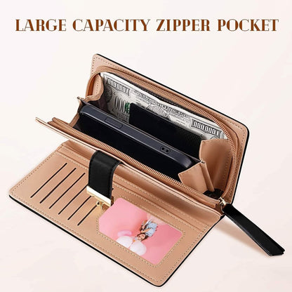 Sweet Cute Women's Long Leaf Bifold Wallet - Cartsfy Inc.