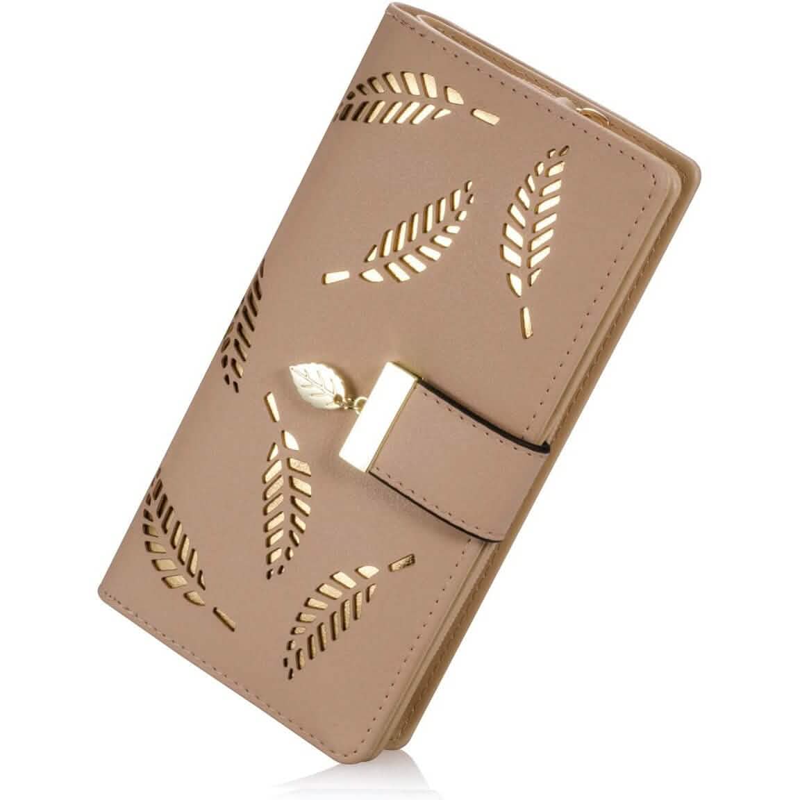 Sweet Cute Women's Long Leaf Bifold Wallet - Cartsfy Inc.