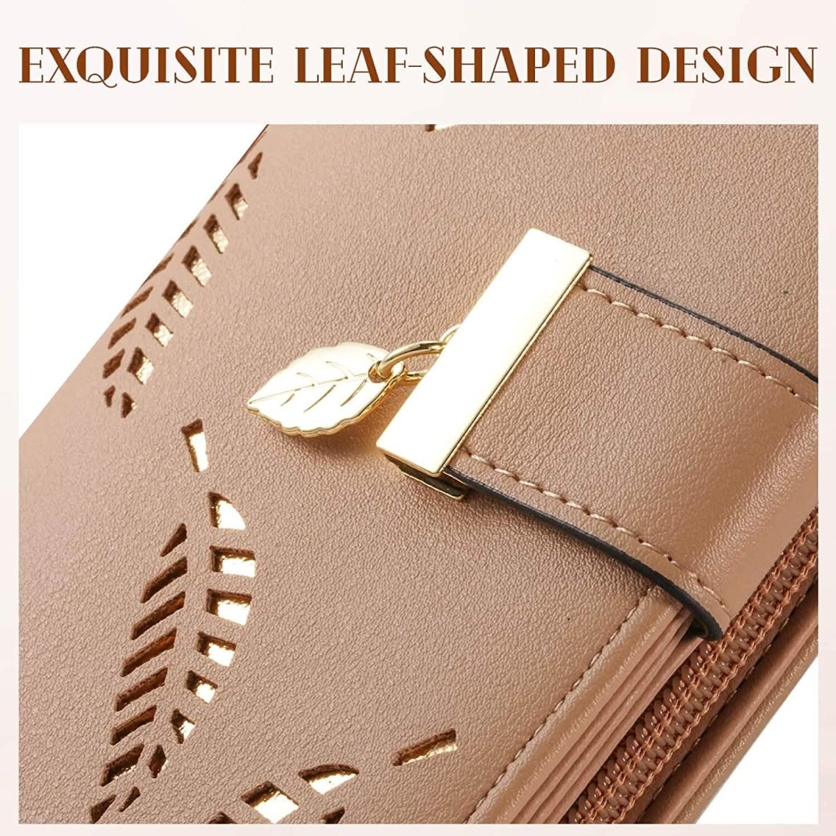 Sweet Cute Women's Long Leaf Bifold Wallet - Cartsfy Inc.