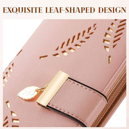 Sweet Cute Women's Long Leaf Bifold Wallet - Cartsfy Inc.