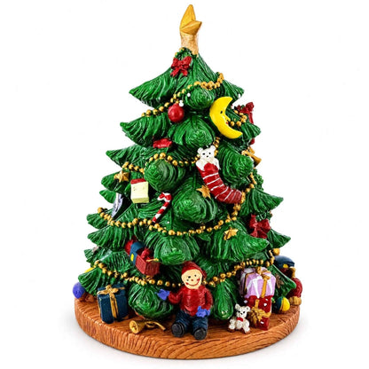 Tabletop Tree Spinning Musical Christmas Figurine BestPysanky Default Title Default Title-