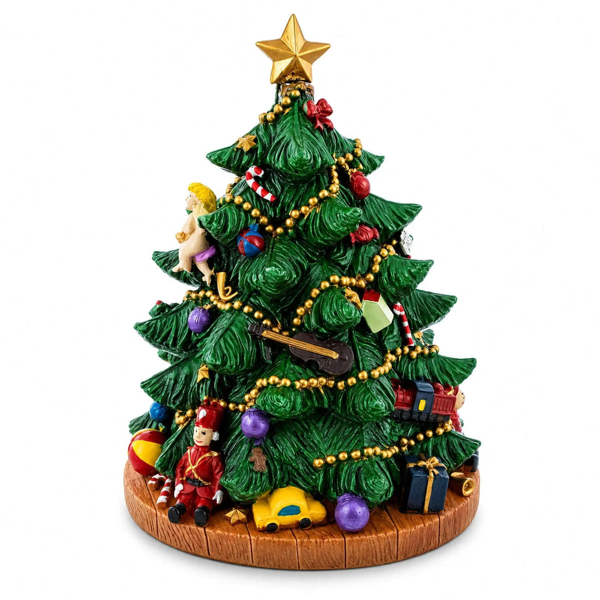 Tabletop Tree Spinning Musical Christmas Figurine Cartsfy Inc.