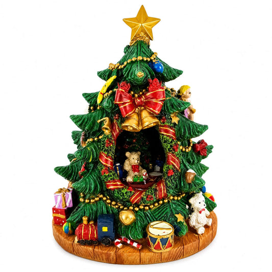 Tabletop Tree Spinning Musical Christmas Figurine BestPysanky Default Title Default Title-