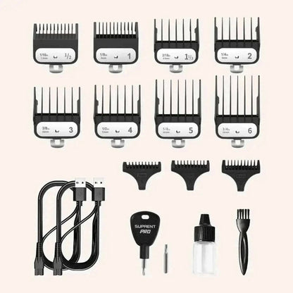 The Black Obsidian Professional Clipper and Trimmer Set - HC776BX Cartsfy Inc.