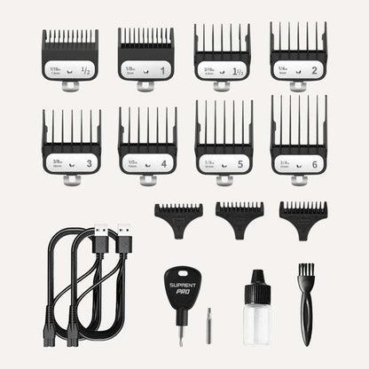 The Black Obsidian Professional Clipper and Trimmer Set - HC776BX Cartsfy Inc.
