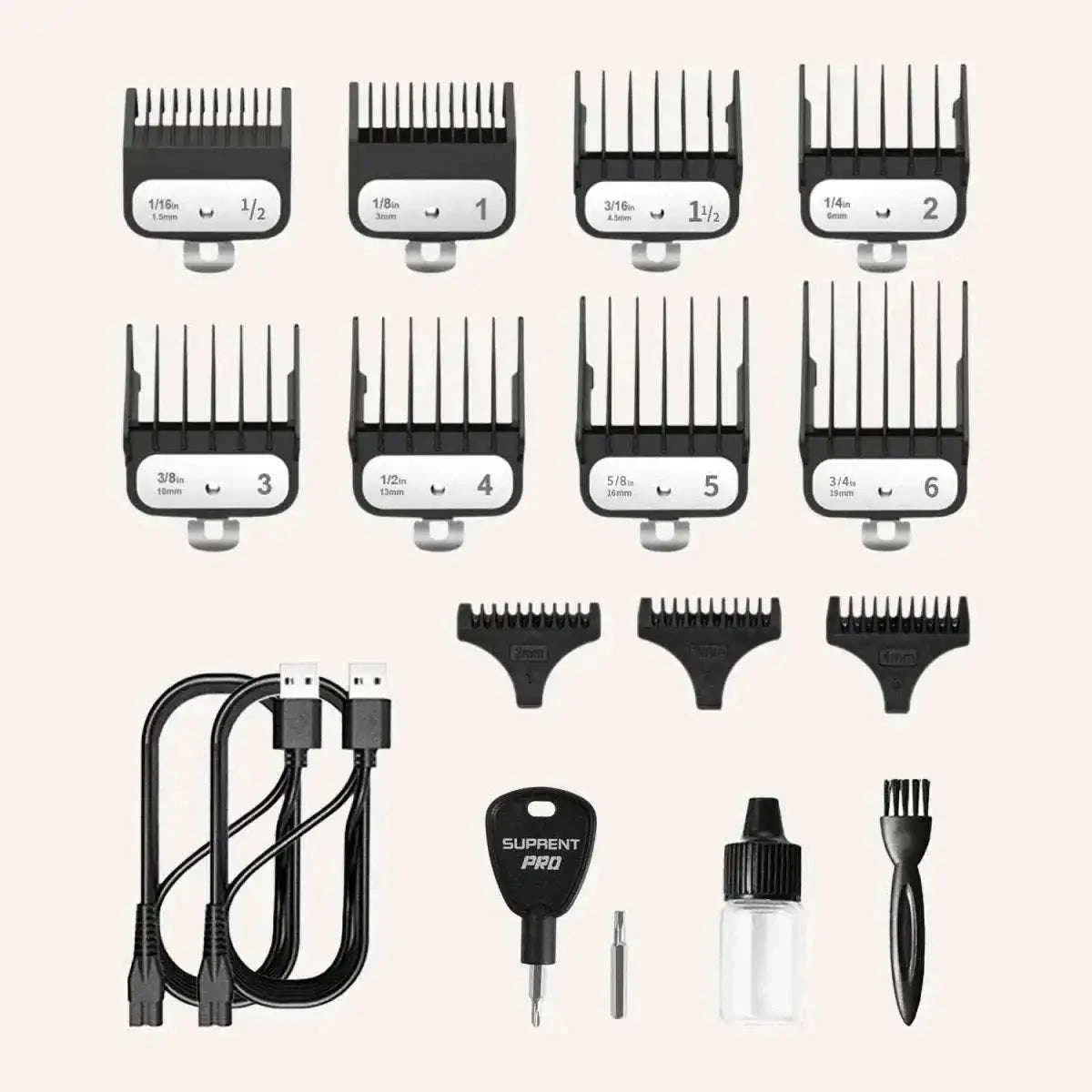 The Black Obsidian Professional Clipper and Trimmer Set - HC776BX Cartsfy Inc.