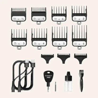 The Black Obsidian Professional Clipper and Trimmer Set - HC776BX Cartsfy Inc.