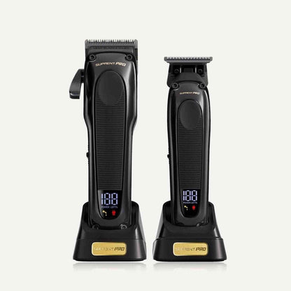 The Black Obsidian Professional Clipper and Trimmer Set - HC776BX Cartsfy Inc.