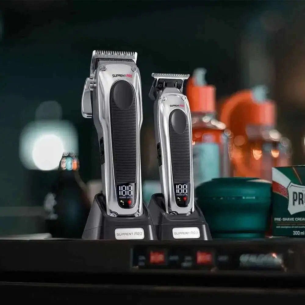 The Black Obsidian Professional Clipper and Trimmer Set - HC776SX Cartsfy Inc.