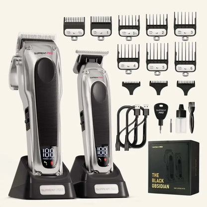 The Black Obsidian Professional Clipper and Trimmer Set - HC776SX SUPRENT US Default Title Default Title-