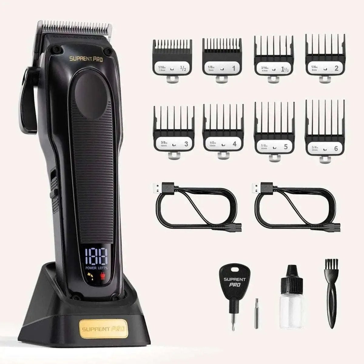 The Black Obsidian Professional Clipper - HC775BX SUPRENT US Default Title Default Title-