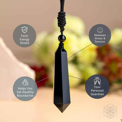 The Black Obsidian Talisman of Protection - Cartsfy Inc.