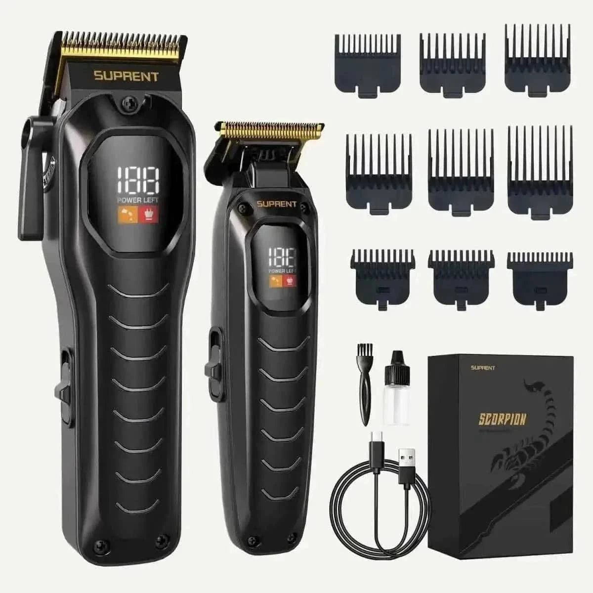 The Black Scorpion Clipper and Trimmer Set - HC226BX Cartsfy Inc.