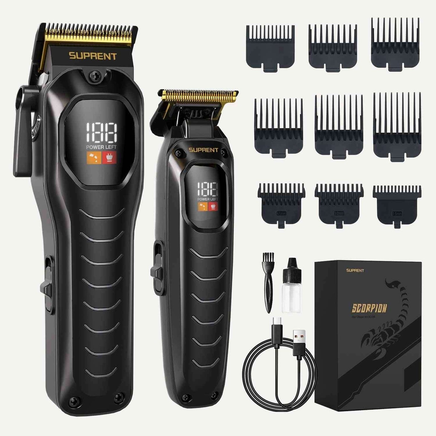 The Black Scorpion Clipper and Trimmer Set - HC226BX Cartsfy Inc.
