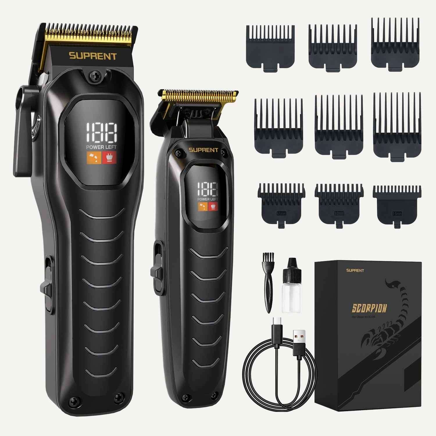 The Black Scorpion Clipper and Trimmer Set - HC226BX Cartsfy Inc.