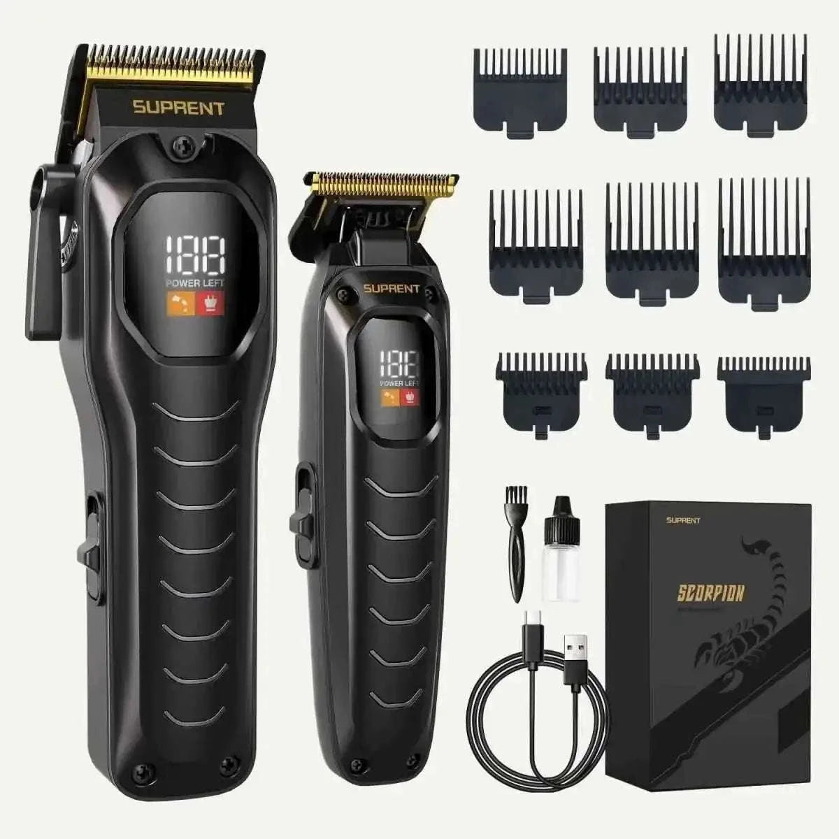 The Black Scorpion Clipper and Trimmer Set - HC226BX Cartsfy Inc.