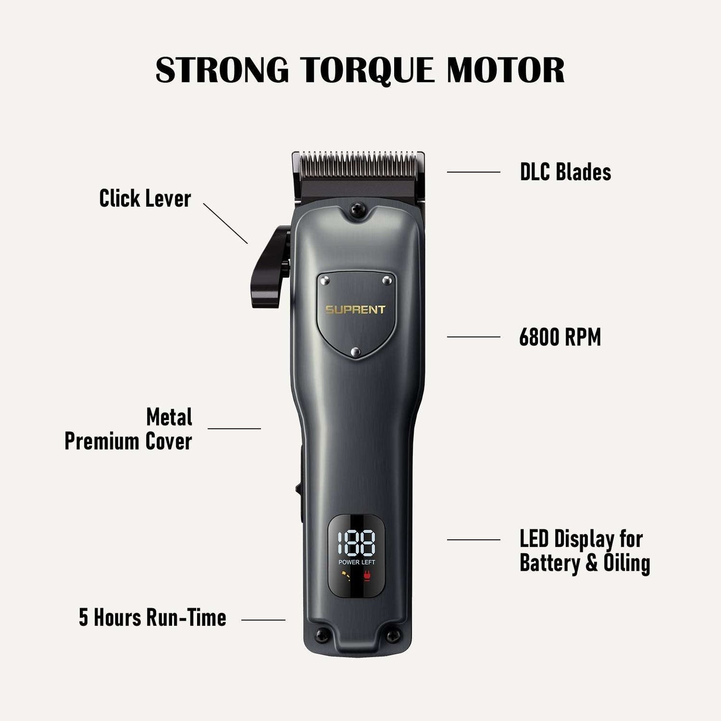 The Black Shield Clipper and Trimmer Set - HC236TX Cartsfy Inc.