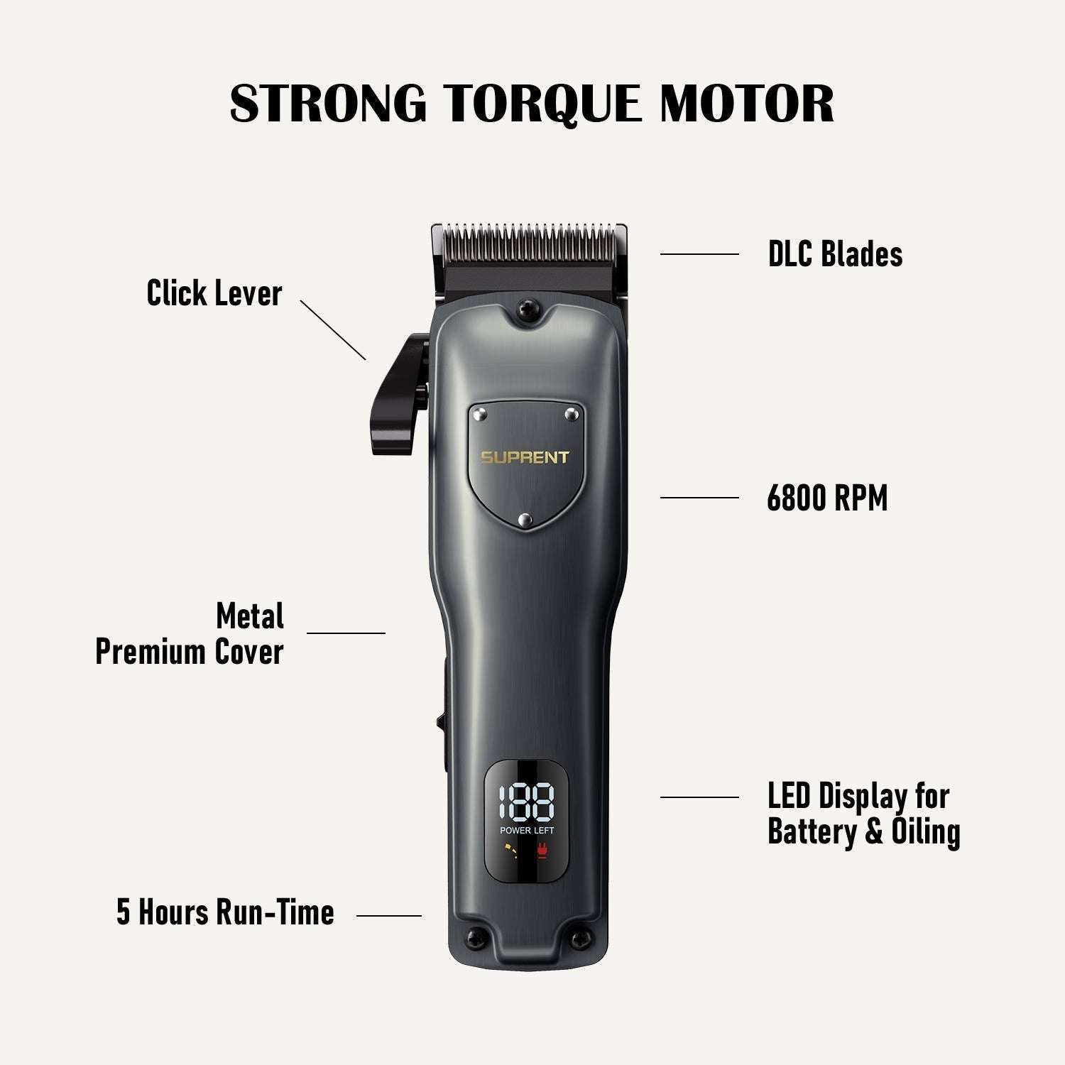 The Black Shield Clipper and Trimmer Set - HC236TX Cartsfy Inc.