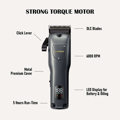 The Black Shield Clipper and Trimmer Set - HC236TX Cartsfy Inc.