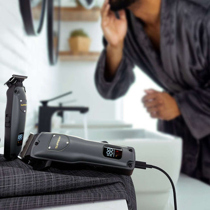The Black Shield Clipper and Trimmer Set - HC236TX Cartsfy Inc.