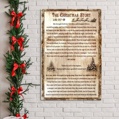 The Christmas Story Sign II Tailored Canvases 18x12 inch Medium Premium Gallery Wrapped 24x16 inch Large Premium Gallery Wrapped 36x24 inch Extra Large Premium Gallery Wrapped 18x12 inch Medium Premium Gallery Wrapped-24x16 inch Large Premium Gallery Wrapped-36x24 inch Extra Large Premium Gallery Wrapped-