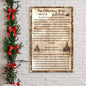The Christmas Story Sign II Tailored Canvases 18x12 inch Medium Premium Gallery Wrapped 24x16 inch Large Premium Gallery Wrapped 36x24 inch Extra Large Premium Gallery Wrapped 18x12 inch Medium Premium Gallery Wrapped-24x16 inch Large Premium Gallery Wrapped-36x24 inch Extra Large Premium Gallery Wrapped-