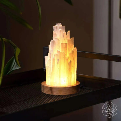 The Cleanse-All Selenite Lamp - 2 Pounds of Healing Power Conscious Items Get 1 - Save 75% Get 2 - Save 46% Get 1 - Save 75%-Get 2 - Save 46%-