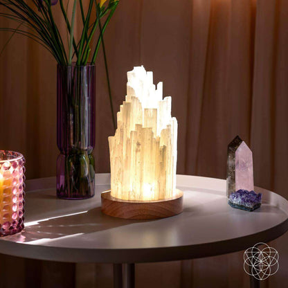 The Cleanse-All Selenite Lamp - 2 Pounds of Healing Power Cartsfy Inc.