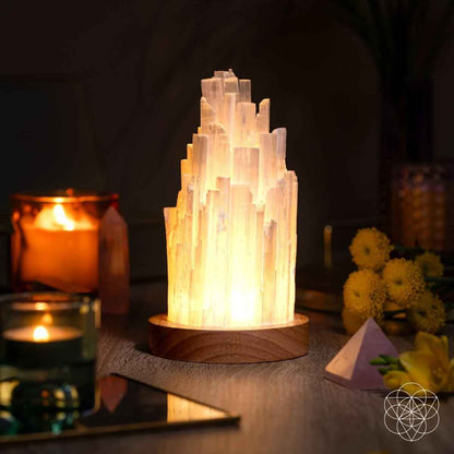 The Cleanse-All Selenite Lamp - 2 Pounds of Healing Power Cartsfy Inc.