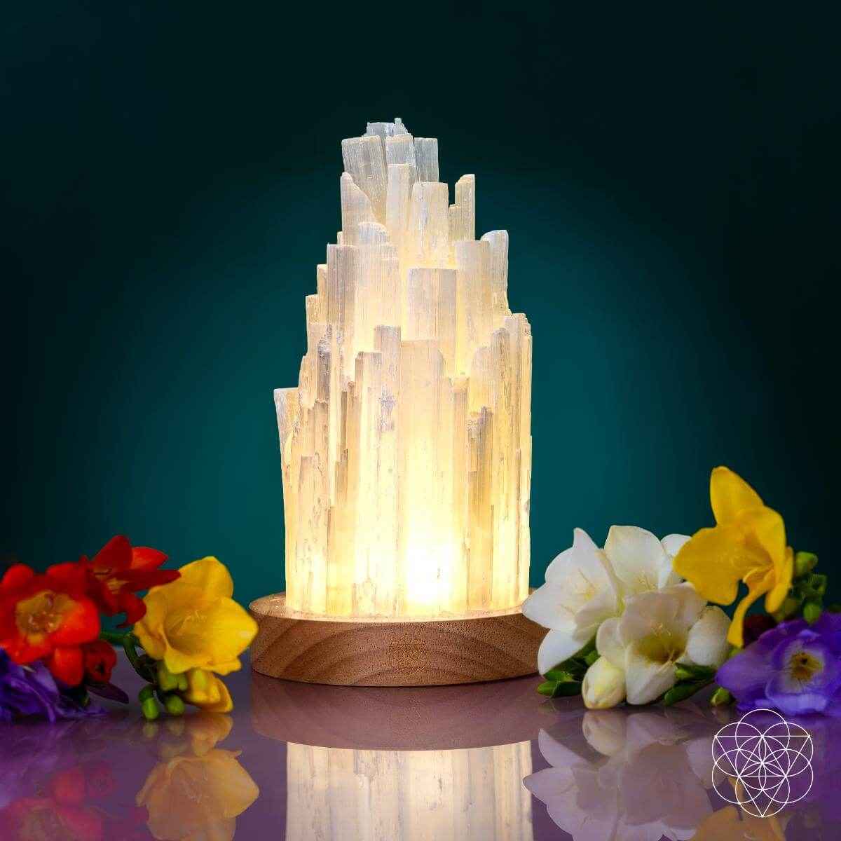 The Cleanse-All Selenite Lamp - 2 Pounds of Healing Power Cartsfy Inc.