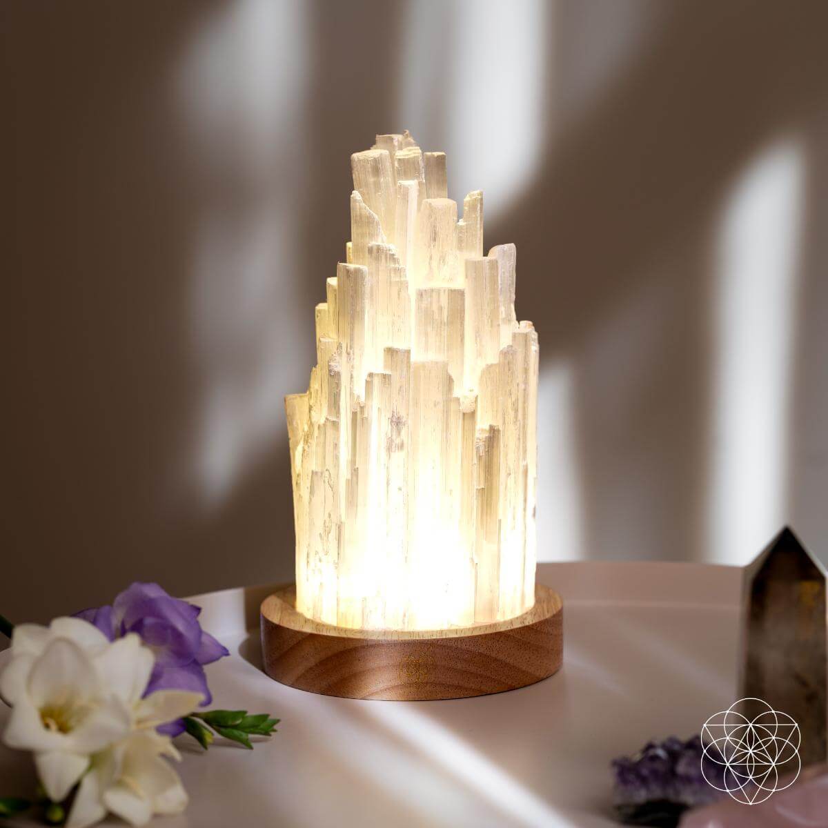 The Cleanse - All Selenite Lamp - 2 Pounds of Healing Power - Cartsfy Inc.