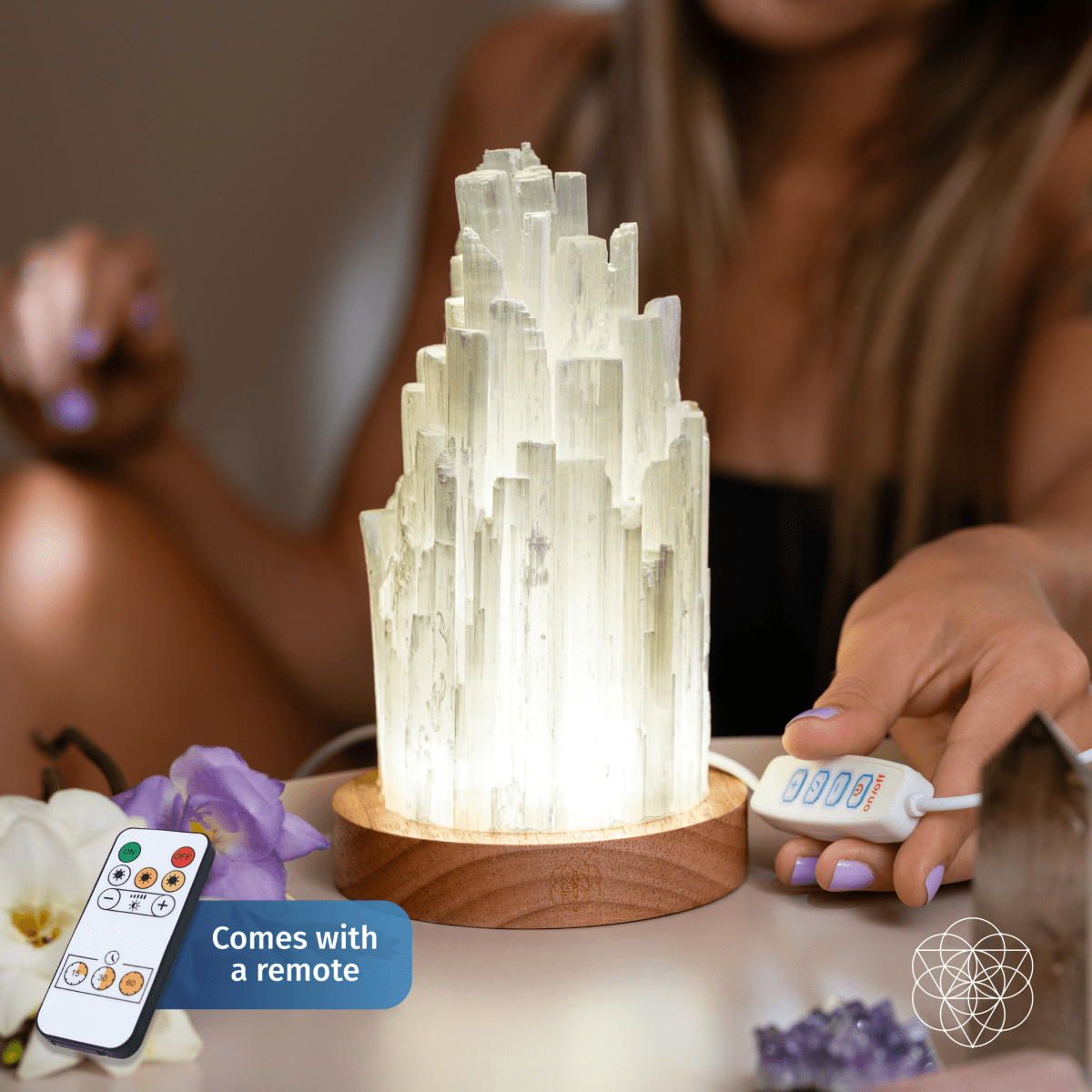 The Cleanse - All Selenite Lamp - 2 Pounds of Healing Power - Cartsfy Inc.