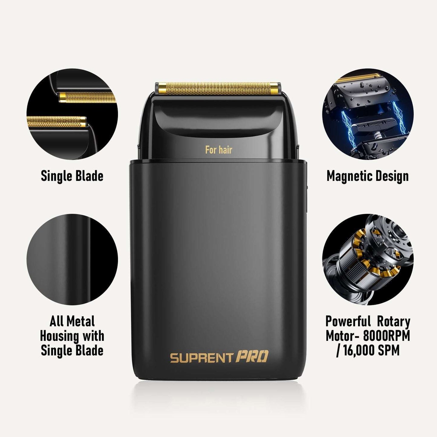 The Dark Reaper Professional Foil Shaver - FS515BX Cartsfy Inc.