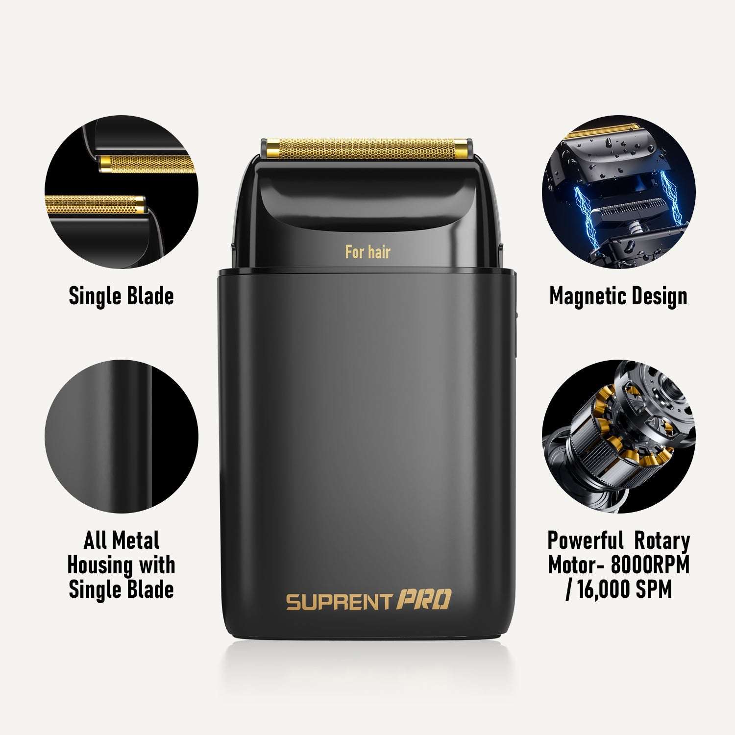 The Dark Reaper Professional Foil Shaver - FS515BX Cartsfy Inc.